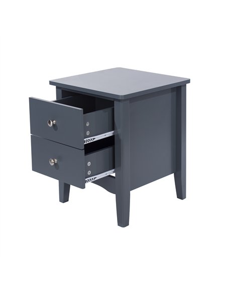 Core Products Como Blue 2 petite drawer bedside cabinet , CMB509 - pic 116623 | FastDaddyshop