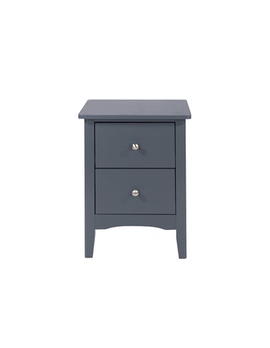 Core Products Como Blue 2 drawer bedside cabinet , CMB510