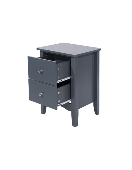 Core Products Como Blue 2 drawer bedside cabinet , CMB510 - pic 116629 | FastDaddyshop