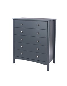Core Products Como Blue 5 drawer chest, CMB515