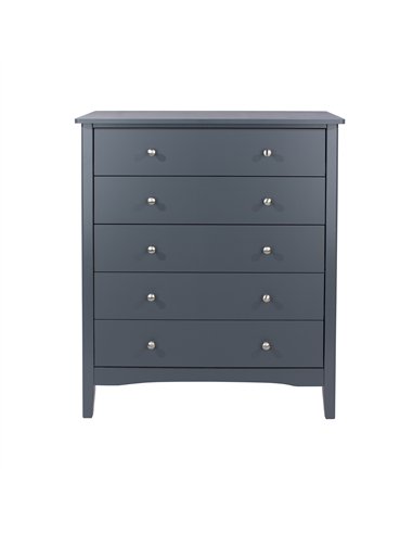 Core Products Como Blue 5 drawer chest, CMB515