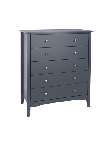 Core Products Como Blue 5 drawer chest, CMB515