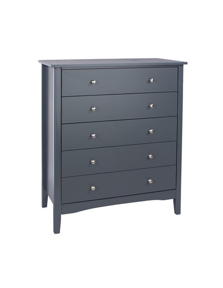 Core Products Como Blue 5 drawer chest, CMB515 - pic 116640 | FastDaddyshop
