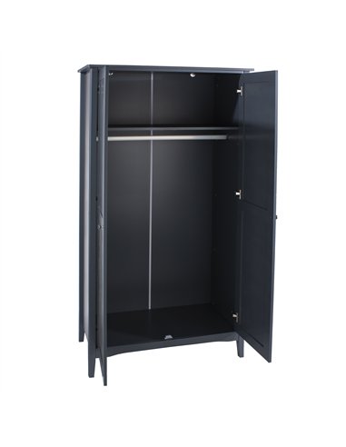 Core Products Como Blue 2 door wardrobe, CMB520