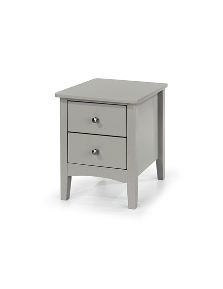 Core Products Como Grey 2 petite drawer bedside cabinet , CMG509 - pic 116650 | FastDaddyshop