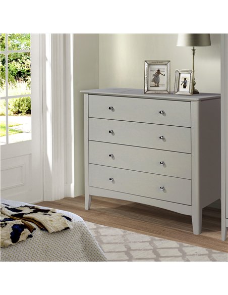 Core Products Como Grey 4 drawer chest, CMG514 - pic 116666 | FastDaddyshop