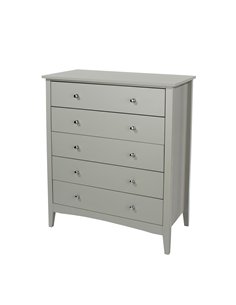 Core Products Como Grey 5 drawer chest, CMG515