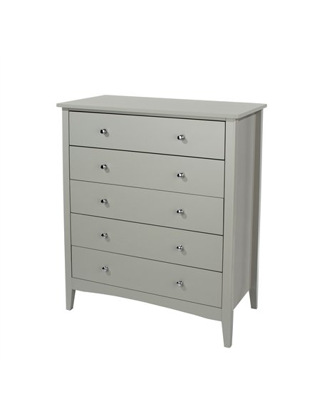 Core Products Como Grey 5 drawer chest, CMG515 - pic 116669 | FastDaddyshop