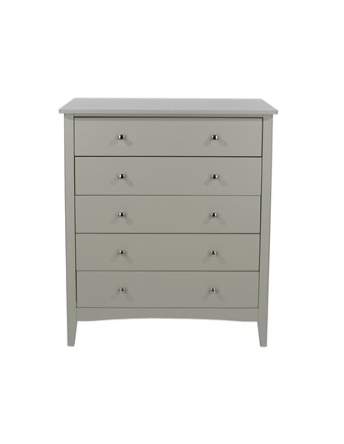 Core Products Como Grey 5 drawer chest, CMG515