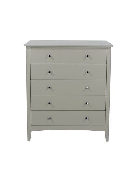 Core Products Como Grey 5 drawer chest, CMG515 - pic 116670 | FastDaddyshop