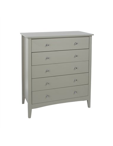 Core Products Como Grey 5 drawer chest, CMG515
