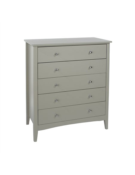 Core Products Como Grey 5 drawer chest, CMG515 - pic 116671 | FastDaddyshop