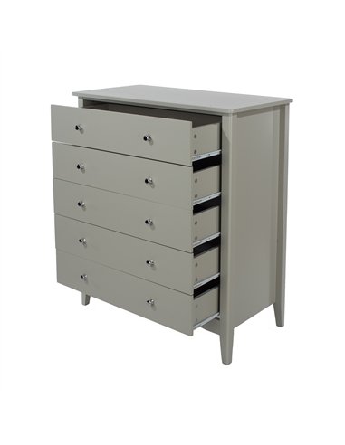 Core Products Como Grey 5 drawer chest, CMG515