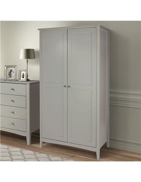 Core Products Como Grey 2 door wardrobe, CMG520 - pic 116679 | FastDaddyshop