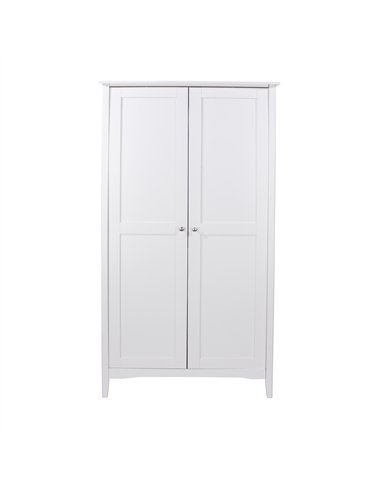 Core Products Como White 2 door wardrobe, CMW520