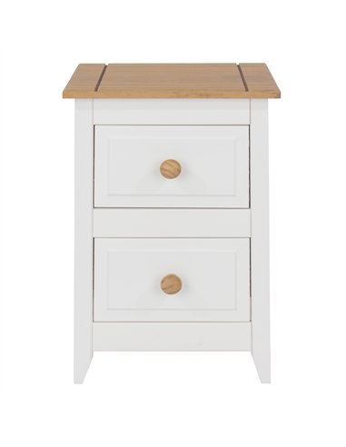Core Products Capri 2 drawer petite bedside cabinet, CP309