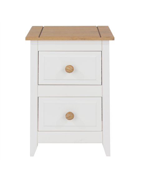 Core Products Capri 2 drawer petite bedside cabinet, CP309 - pic 116713 | FastDaddyshop