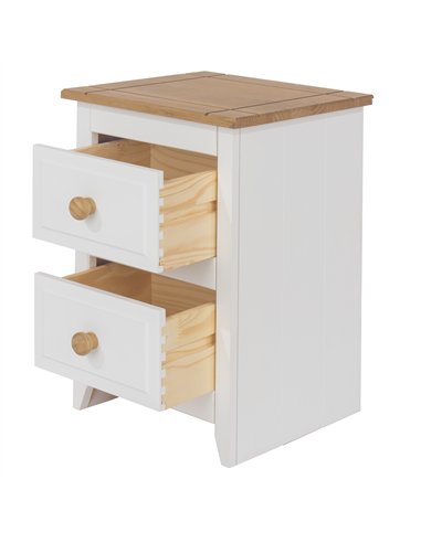 Core Products Capri 2 drawer petite bedside cabinet, CP309
