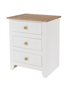 Core Products Capri 3 drawer bedside cabinet, CP310