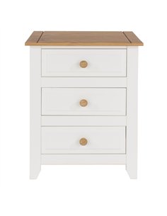 Core Products Capri 3 drawer bedside cabinet, CP310 2