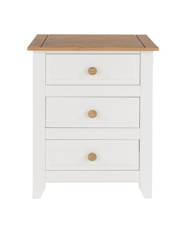 Core Products Capri 3 drawer bedside cabinet, CP310