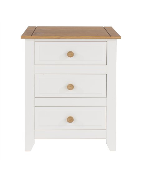 Core Products Capri 3 drawer bedside cabinet, CP310 - pic 116718 | FastDaddyshop