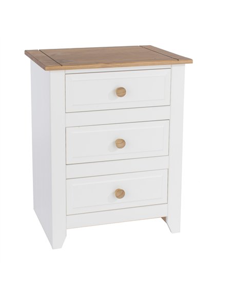 Core Products Capri 3 drawer bedside cabinet, CP310 - pic 116719 | FastDaddyshop