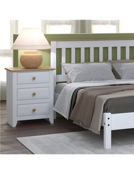 Core Products Capri 3 drawer bedside cabinet, CP310 - pic 116721 | FastDaddyshop