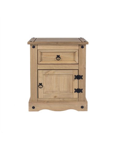 Core Products Corona 1 door, 1 drawer bedside cabinet , CR510
