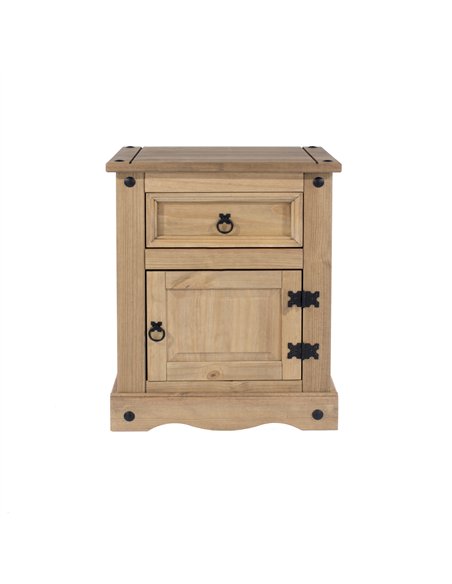 Core Products Corona 1 door, 1 drawer bedside cabinet , CR510 - pic 116762 | FastDaddyshop
