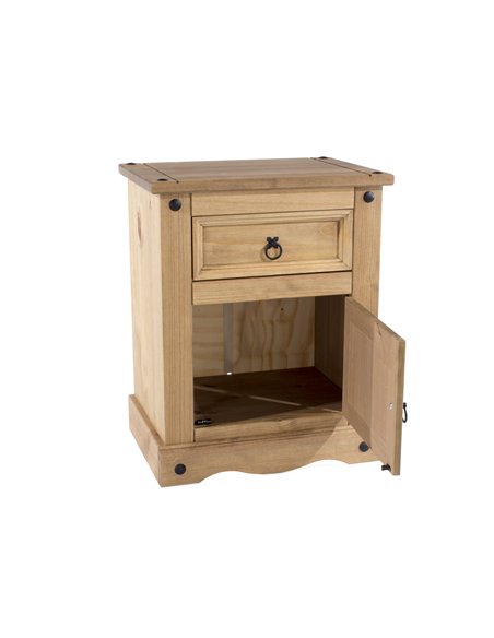 Core Products Corona 1 door, 1 drawer bedside cabinet , CR510 - pic 116764 | FastDaddyshop