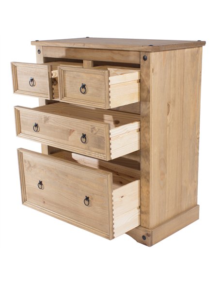 Core Products Corona 2+2 drawer chest , CR512 - pic 116778 | FastDaddyshop