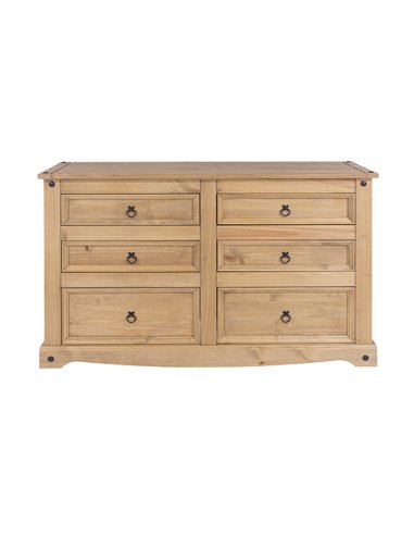 Core Products Corona 3+3 drawer wide chest , CR513