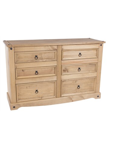 Core Products Corona 3+3 drawer wide chest , CR513