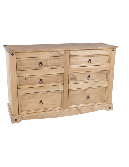 Core Products Corona 3+3 drawer wide chest , CR513 - pic 116784 | FastDaddyshop