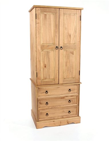 Core Products Corona 2 door, 3 drawer wardrobe, CR523