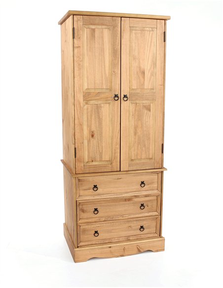 Core Products Corona 2 door, 3 drawer wardrobe, CR523 - pic 116797 | FastDaddyshop
