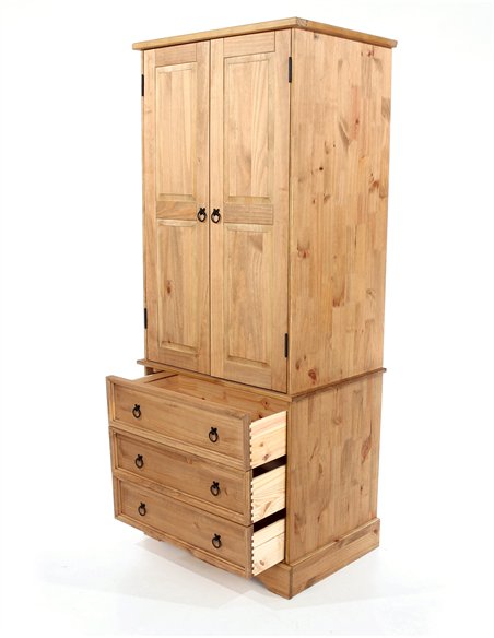 Core Products Corona 2 door, 3 drawer wardrobe, CR523 - pic 116798 | FastDaddyshop