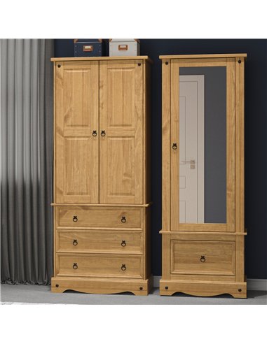 Core Products Corona armoire with mirrored door, CR525