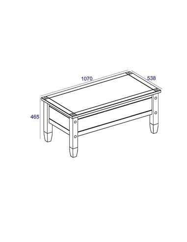 Core Products Corona coffee table , CR902
