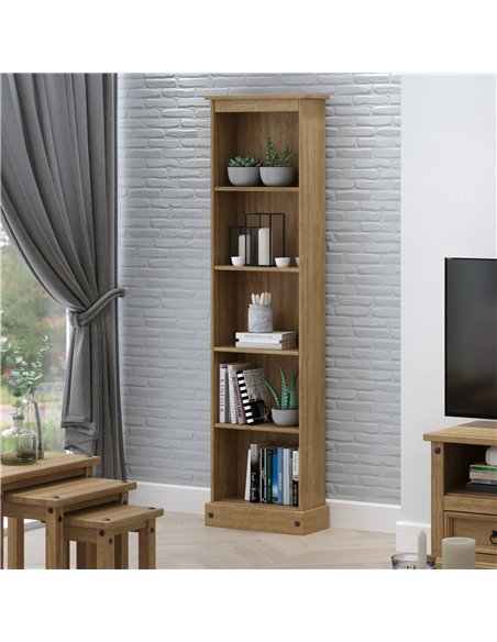 Core Products Corona tall narrow bookcase, CR946 - pic 116873 | FastDaddyshop