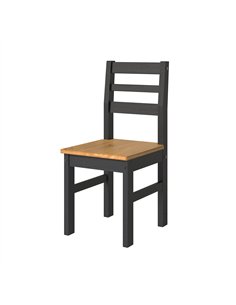 Core Products Linea linea black ladder back chair (pair), CRB107