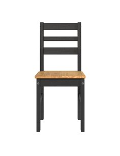 Core Products Linea linea black ladder back chair (pair), CRB107 2