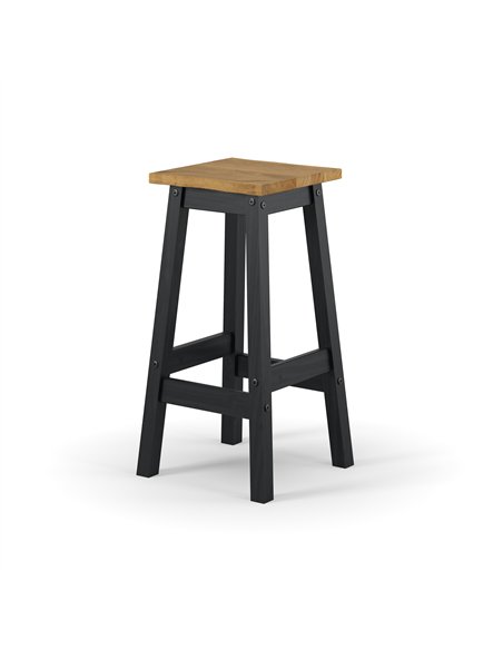 Core Products Corona Black live edge high breakfast stools (pair), CRB205 - pic 116882 | FastDaddyshop