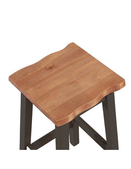 Core Products Corona Black live edge high breakfast stools (pair), CRB205 - pic 116884 | FastDaddyshop