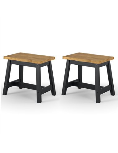 Core Products Corona Black live edge large dining bench, CRB206
