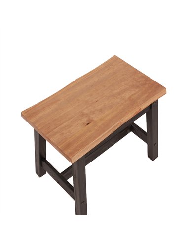Core Products Corona Black live edge large dining bench, CRB206