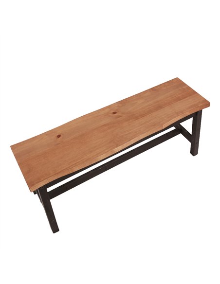 Core Products Corona Black live edge single dining bench (pair), CRB207 - pic 116893 | FastDaddyshop