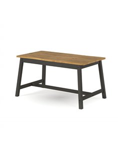 Core Products Corona Black live edge large dining table, CRBTB200