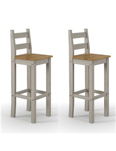 Core Products Corona Grey high breakfast bar chair (pair), CRG104 2